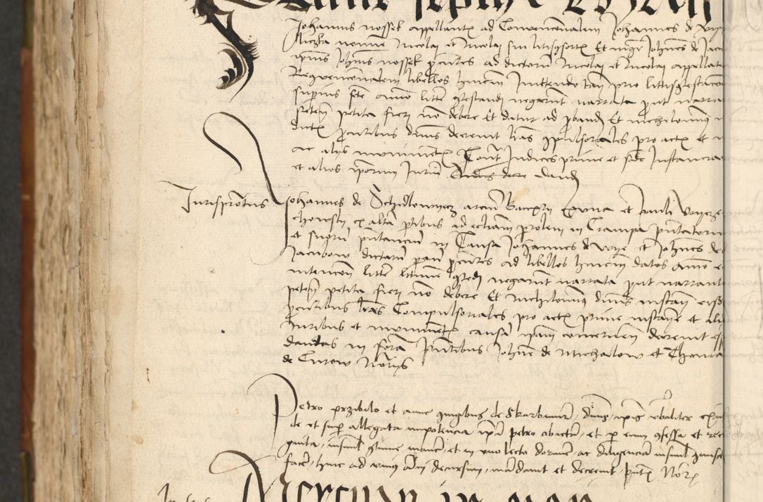 Zdjęcie nr 558 dla obiektu archiwalnego: Acta actoru[m coram venerabili viro] domino Joh[anne de Lathoschin, sacre] theologie [et decretorum] doctore [canonico et officiali Cracoviensi] generali [anno Domini millesimo] quadringen[tesimo nonagesimo tercio] indicione [XI, pontificatus sanctis]simi in Christo [patris domini nostri domini] Allexandri [divina providencia pape] sexti, anni [ipsius primo]