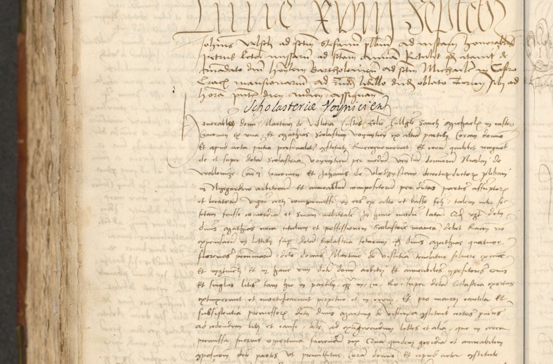 Zdjęcie nr 554 dla obiektu archiwalnego: Acta actoru[m coram venerabili viro] domino Joh[anne de Lathoschin, sacre] theologie [et decretorum] doctore [canonico et officiali Cracoviensi] generali [anno Domini millesimo] quadringen[tesimo nonagesimo tercio] indicione [XI, pontificatus sanctis]simi in Christo [patris domini nostri domini] Allexandri [divina providencia pape] sexti, anni [ipsius primo]