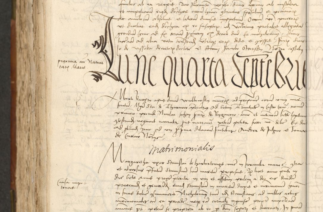 Zdjęcie nr 546 dla obiektu archiwalnego: Acta actoru[m coram venerabili viro] domino Joh[anne de Lathoschin, sacre] theologie [et decretorum] doctore [canonico et officiali Cracoviensi] generali [anno Domini millesimo] quadringen[tesimo nonagesimo tercio] indicione [XI, pontificatus sanctis]simi in Christo [patris domini nostri domini] Allexandri [divina providencia pape] sexti, anni [ipsius primo]