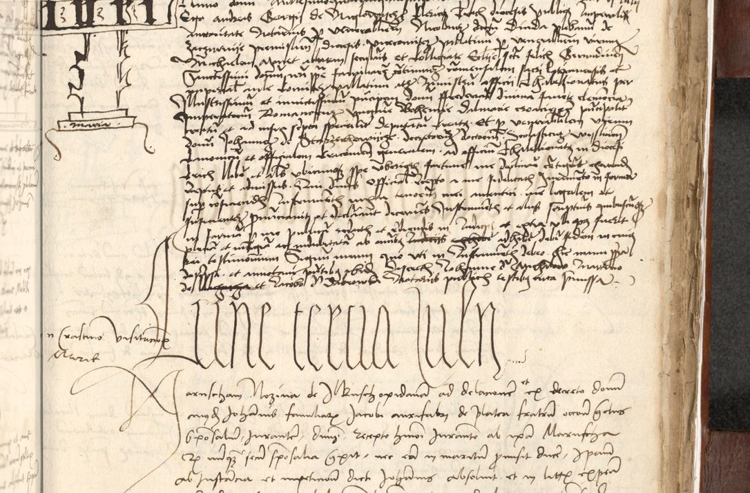 Zdjęcie nr 537 dla obiektu archiwalnego: Acta actoru[m coram venerabili viro] domino Joh[anne de Lathoschin, sacre] theologie [et decretorum] doctore [canonico et officiali Cracoviensi] generali [anno Domini millesimo] quadringen[tesimo nonagesimo tercio] indicione [XI, pontificatus sanctis]simi in Christo [patris domini nostri domini] Allexandri [divina providencia pape] sexti, anni [ipsius primo]