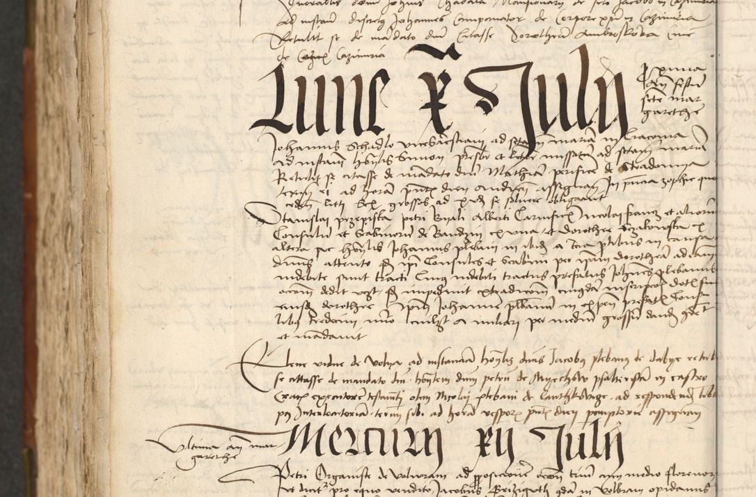 Zdjęcie nr 540 dla obiektu archiwalnego: Acta actoru[m coram venerabili viro] domino Joh[anne de Lathoschin, sacre] theologie [et decretorum] doctore [canonico et officiali Cracoviensi] generali [anno Domini millesimo] quadringen[tesimo nonagesimo tercio] indicione [XI, pontificatus sanctis]simi in Christo [patris domini nostri domini] Allexandri [divina providencia pape] sexti, anni [ipsius primo]