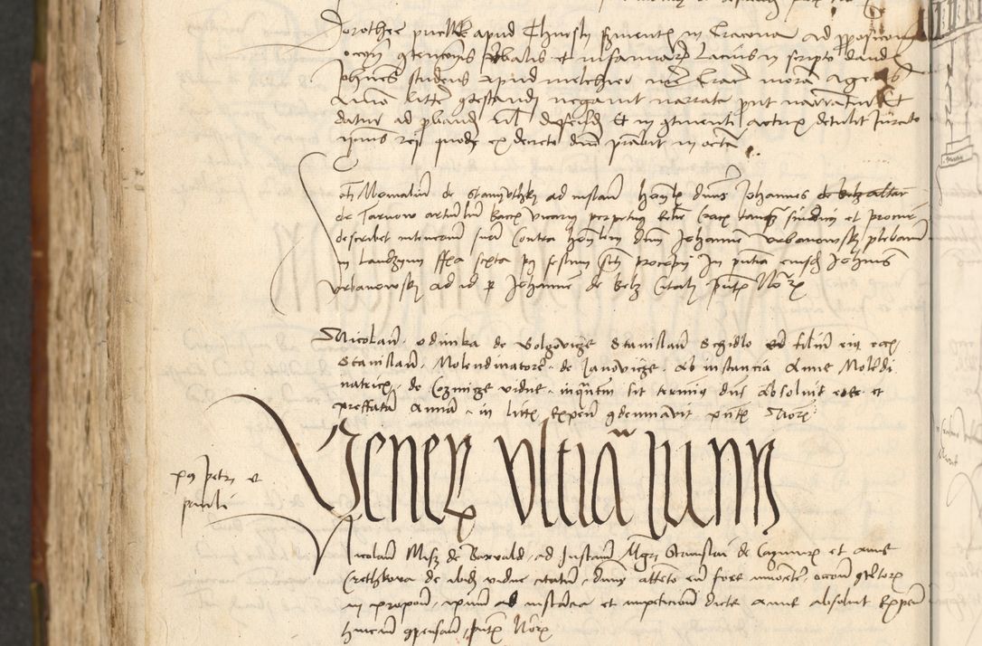 Zdjęcie nr 536 dla obiektu archiwalnego: Acta actoru[m coram venerabili viro] domino Joh[anne de Lathoschin, sacre] theologie [et decretorum] doctore [canonico et officiali Cracoviensi] generali [anno Domini millesimo] quadringen[tesimo nonagesimo tercio] indicione [XI, pontificatus sanctis]simi in Christo [patris domini nostri domini] Allexandri [divina providencia pape] sexti, anni [ipsius primo]