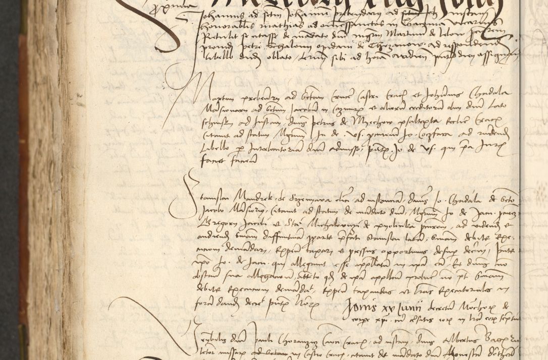 Zdjęcie nr 530 dla obiektu archiwalnego: Acta actoru[m coram venerabili viro] domino Joh[anne de Lathoschin, sacre] theologie [et decretorum] doctore [canonico et officiali Cracoviensi] generali [anno Domini millesimo] quadringen[tesimo nonagesimo tercio] indicione [XI, pontificatus sanctis]simi in Christo [patris domini nostri domini] Allexandri [divina providencia pape] sexti, anni [ipsius primo]