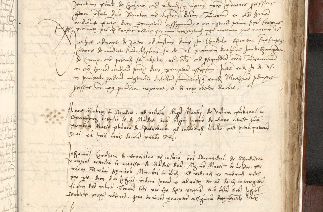 Zdjęcie nr 531 dla obiektu archiwalnego: Acta actoru[m coram venerabili viro] domino Joh[anne de Lathoschin, sacre] theologie [et decretorum] doctore [canonico et officiali Cracoviensi] generali [anno Domini millesimo] quadringen[tesimo nonagesimo tercio] indicione [XI, pontificatus sanctis]simi in Christo [patris domini nostri domini] Allexandri [divina providencia pape] sexti, anni [ipsius primo]