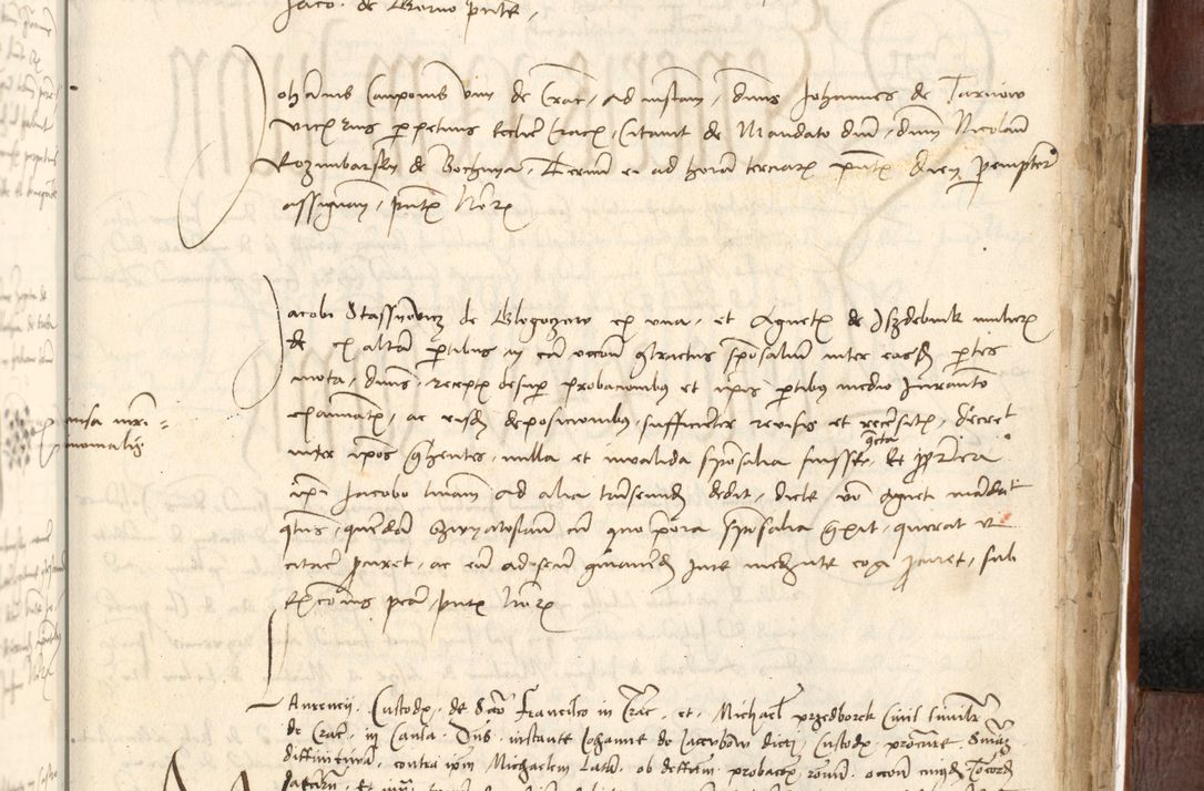 Zdjęcie nr 533 dla obiektu archiwalnego: Acta actoru[m coram venerabili viro] domino Joh[anne de Lathoschin, sacre] theologie [et decretorum] doctore [canonico et officiali Cracoviensi] generali [anno Domini millesimo] quadringen[tesimo nonagesimo tercio] indicione [XI, pontificatus sanctis]simi in Christo [patris domini nostri domini] Allexandri [divina providencia pape] sexti, anni [ipsius primo]