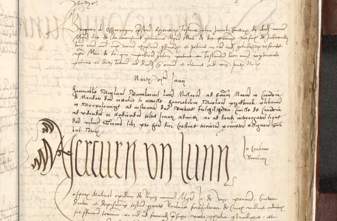 Zdjęcie nr 527 dla obiektu archiwalnego: Acta actoru[m coram venerabili viro] domino Joh[anne de Lathoschin, sacre] theologie [et decretorum] doctore [canonico et officiali Cracoviensi] generali [anno Domini millesimo] quadringen[tesimo nonagesimo tercio] indicione [XI, pontificatus sanctis]simi in Christo [patris domini nostri domini] Allexandri [divina providencia pape] sexti, anni [ipsius primo]