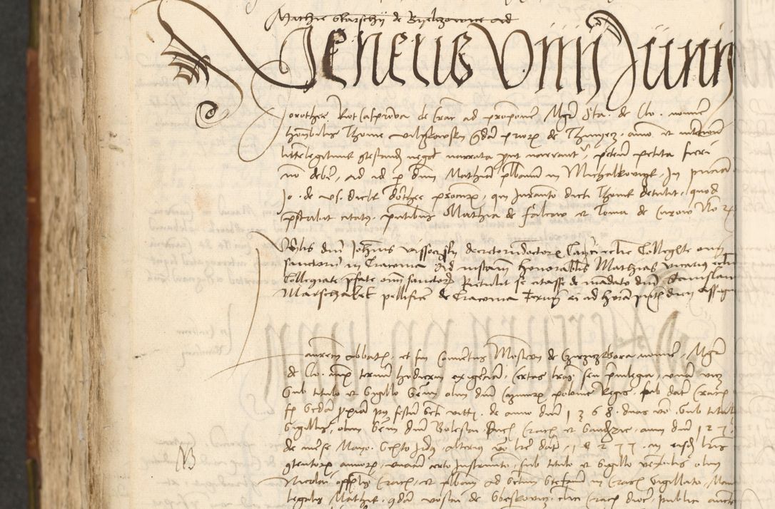 Zdjęcie nr 528 dla obiektu archiwalnego: Acta actoru[m coram venerabili viro] domino Joh[anne de Lathoschin, sacre] theologie [et decretorum] doctore [canonico et officiali Cracoviensi] generali [anno Domini millesimo] quadringen[tesimo nonagesimo tercio] indicione [XI, pontificatus sanctis]simi in Christo [patris domini nostri domini] Allexandri [divina providencia pape] sexti, anni [ipsius primo]
