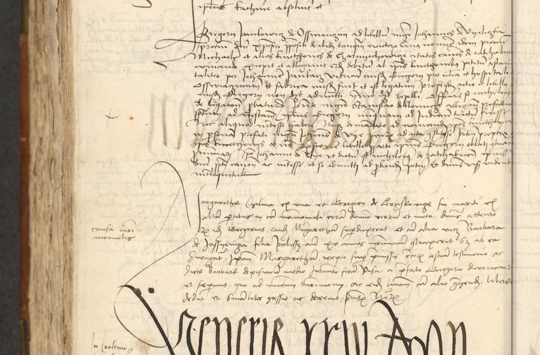 Zdjęcie nr 522 dla obiektu archiwalnego: Acta actoru[m coram venerabili viro] domino Joh[anne de Lathoschin, sacre] theologie [et decretorum] doctore [canonico et officiali Cracoviensi] generali [anno Domini millesimo] quadringen[tesimo nonagesimo tercio] indicione [XI, pontificatus sanctis]simi in Christo [patris domini nostri domini] Allexandri [divina providencia pape] sexti, anni [ipsius primo]