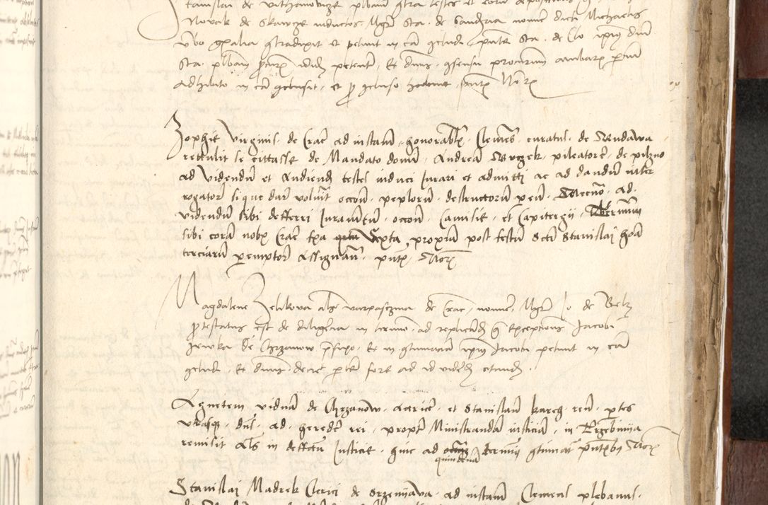 Zdjęcie nr 515 dla obiektu archiwalnego: Acta actoru[m coram venerabili viro] domino Joh[anne de Lathoschin, sacre] theologie [et decretorum] doctore [canonico et officiali Cracoviensi] generali [anno Domini millesimo] quadringen[tesimo nonagesimo tercio] indicione [XI, pontificatus sanctis]simi in Christo [patris domini nostri domini] Allexandri [divina providencia pape] sexti, anni [ipsius primo]