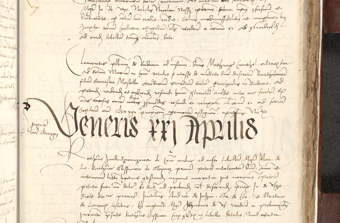 Zdjęcie nr 509 dla obiektu archiwalnego: Acta actoru[m coram venerabili viro] domino Joh[anne de Lathoschin, sacre] theologie [et decretorum] doctore [canonico et officiali Cracoviensi] generali [anno Domini millesimo] quadringen[tesimo nonagesimo tercio] indicione [XI, pontificatus sanctis]simi in Christo [patris domini nostri domini] Allexandri [divina providencia pape] sexti, anni [ipsius primo]