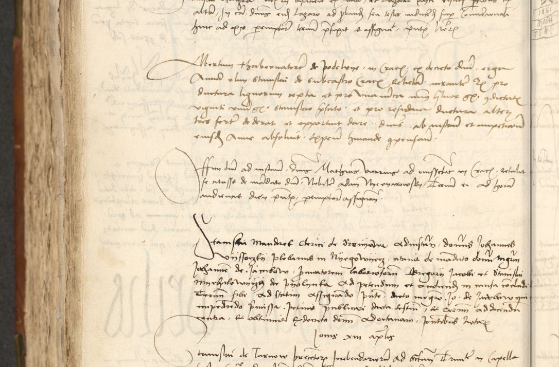 Zdjęcie nr 504 dla obiektu archiwalnego: Acta actoru[m coram venerabili viro] domino Joh[anne de Lathoschin, sacre] theologie [et decretorum] doctore [canonico et officiali Cracoviensi] generali [anno Domini millesimo] quadringen[tesimo nonagesimo tercio] indicione [XI, pontificatus sanctis]simi in Christo [patris domini nostri domini] Allexandri [divina providencia pape] sexti, anni [ipsius primo]