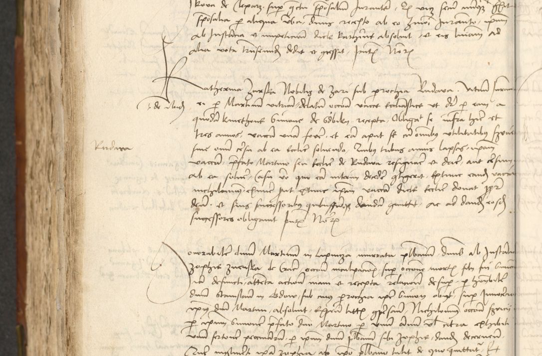 Zdjęcie nr 496 dla obiektu archiwalnego: Acta actoru[m coram venerabili viro] domino Joh[anne de Lathoschin, sacre] theologie [et decretorum] doctore [canonico et officiali Cracoviensi] generali [anno Domini millesimo] quadringen[tesimo nonagesimo tercio] indicione [XI, pontificatus sanctis]simi in Christo [patris domini nostri domini] Allexandri [divina providencia pape] sexti, anni [ipsius primo]
