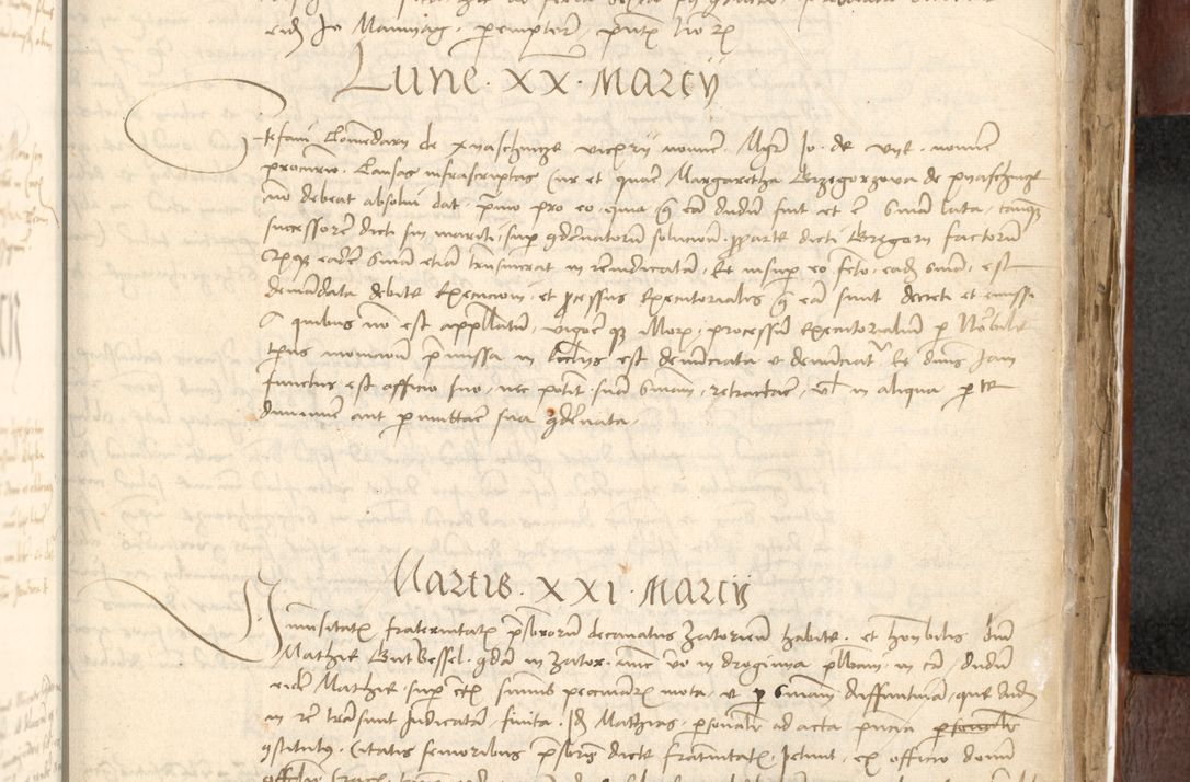 Zdjęcie nr 493 dla obiektu archiwalnego: Acta actoru[m coram venerabili viro] domino Joh[anne de Lathoschin, sacre] theologie [et decretorum] doctore [canonico et officiali Cracoviensi] generali [anno Domini millesimo] quadringen[tesimo nonagesimo tercio] indicione [XI, pontificatus sanctis]simi in Christo [patris domini nostri domini] Allexandri [divina providencia pape] sexti, anni [ipsius primo]