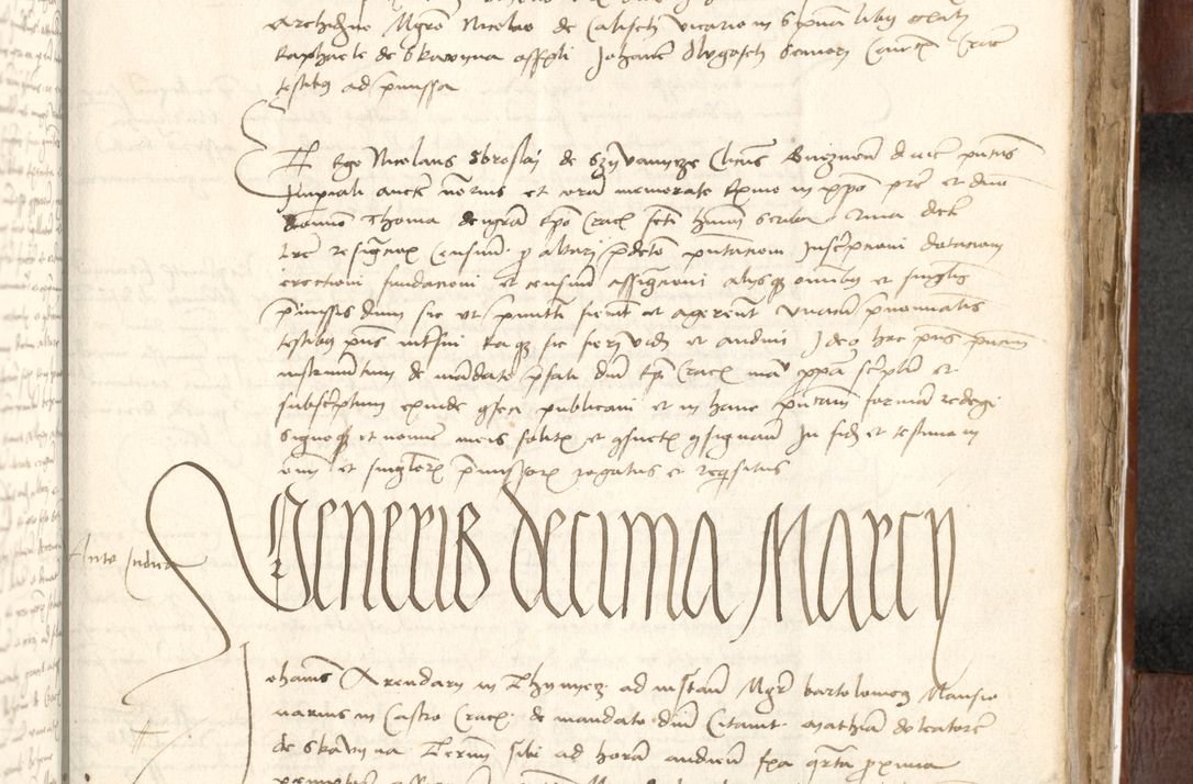 Zdjęcie nr 487 dla obiektu archiwalnego: Acta actoru[m coram venerabili viro] domino Joh[anne de Lathoschin, sacre] theologie [et decretorum] doctore [canonico et officiali Cracoviensi] generali [anno Domini millesimo] quadringen[tesimo nonagesimo tercio] indicione [XI, pontificatus sanctis]simi in Christo [patris domini nostri domini] Allexandri [divina providencia pape] sexti, anni [ipsius primo]