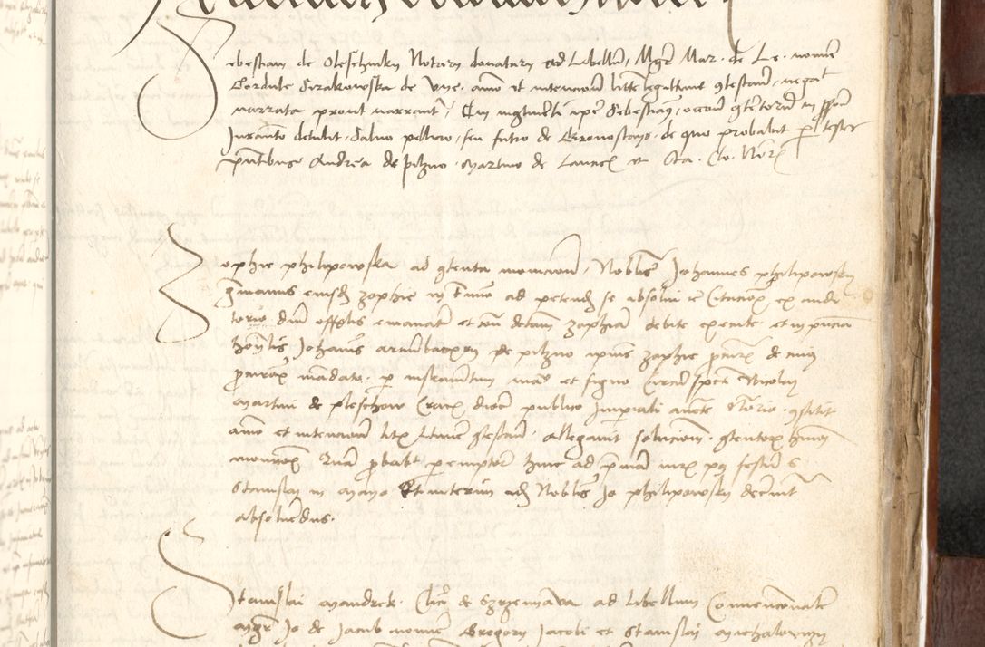 Zdjęcie nr 483 dla obiektu archiwalnego: Acta actoru[m coram venerabili viro] domino Joh[anne de Lathoschin, sacre] theologie [et decretorum] doctore [canonico et officiali Cracoviensi] generali [anno Domini millesimo] quadringen[tesimo nonagesimo tercio] indicione [XI, pontificatus sanctis]simi in Christo [patris domini nostri domini] Allexandri [divina providencia pape] sexti, anni [ipsius primo]