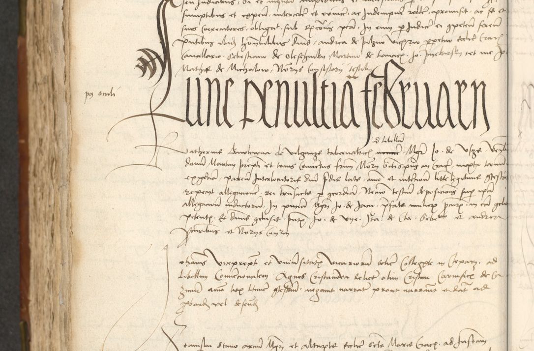 Zdjęcie nr 476 dla obiektu archiwalnego: Acta actoru[m coram venerabili viro] domino Joh[anne de Lathoschin, sacre] theologie [et decretorum] doctore [canonico et officiali Cracoviensi] generali [anno Domini millesimo] quadringen[tesimo nonagesimo tercio] indicione [XI, pontificatus sanctis]simi in Christo [patris domini nostri domini] Allexandri [divina providencia pape] sexti, anni [ipsius primo]