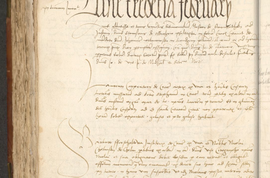 Zdjęcie nr 468 dla obiektu archiwalnego: Acta actoru[m coram venerabili viro] domino Joh[anne de Lathoschin, sacre] theologie [et decretorum] doctore [canonico et officiali Cracoviensi] generali [anno Domini millesimo] quadringen[tesimo nonagesimo tercio] indicione [XI, pontificatus sanctis]simi in Christo [patris domini nostri domini] Allexandri [divina providencia pape] sexti, anni [ipsius primo]