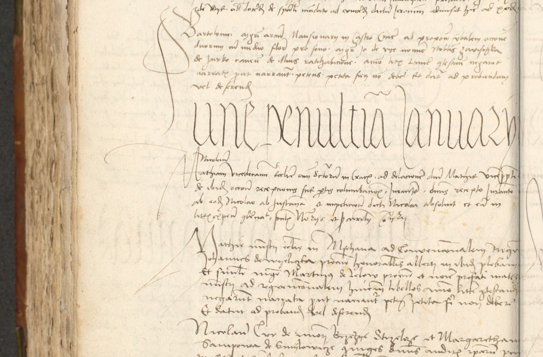 Zdjęcie nr 464 dla obiektu archiwalnego: Acta actoru[m coram venerabili viro] domino Joh[anne de Lathoschin, sacre] theologie [et decretorum] doctore [canonico et officiali Cracoviensi] generali [anno Domini millesimo] quadringen[tesimo nonagesimo tercio] indicione [XI, pontificatus sanctis]simi in Christo [patris domini nostri domini] Allexandri [divina providencia pape] sexti, anni [ipsius primo]