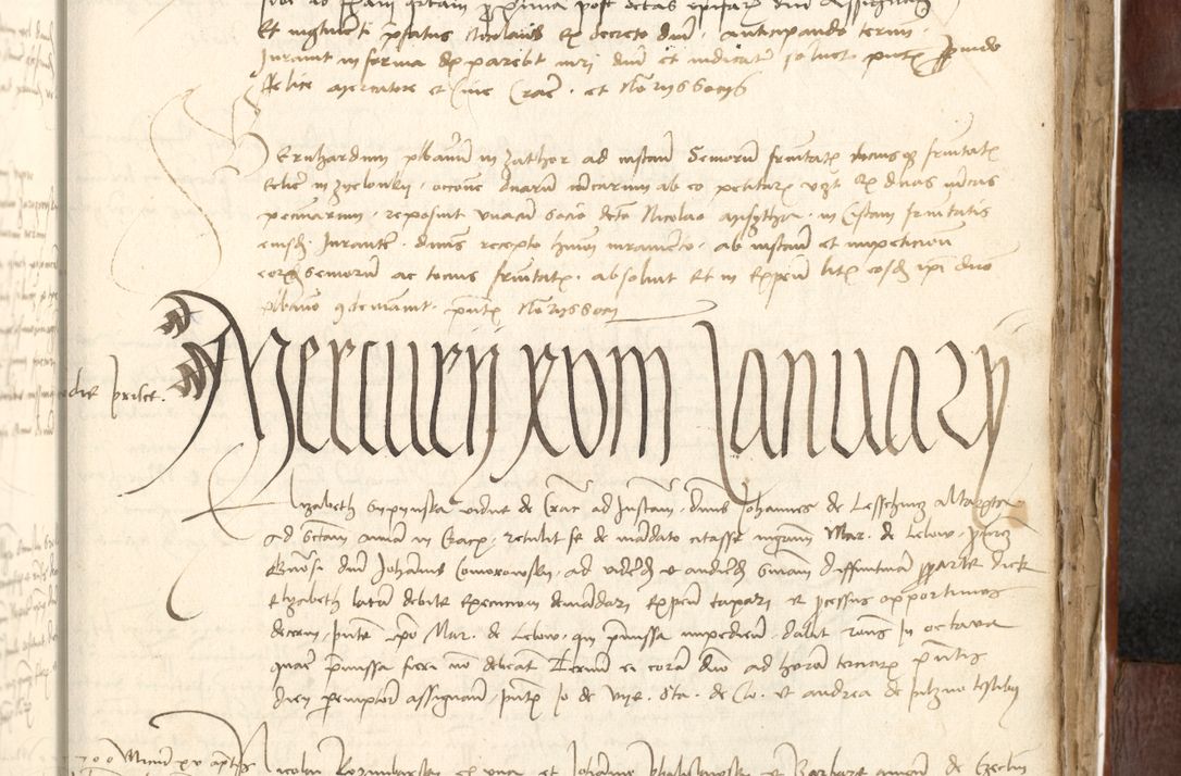 Zdjęcie nr 459 dla obiektu archiwalnego: Acta actoru[m coram venerabili viro] domino Joh[anne de Lathoschin, sacre] theologie [et decretorum] doctore [canonico et officiali Cracoviensi] generali [anno Domini millesimo] quadringen[tesimo nonagesimo tercio] indicione [XI, pontificatus sanctis]simi in Christo [patris domini nostri domini] Allexandri [divina providencia pape] sexti, anni [ipsius primo]