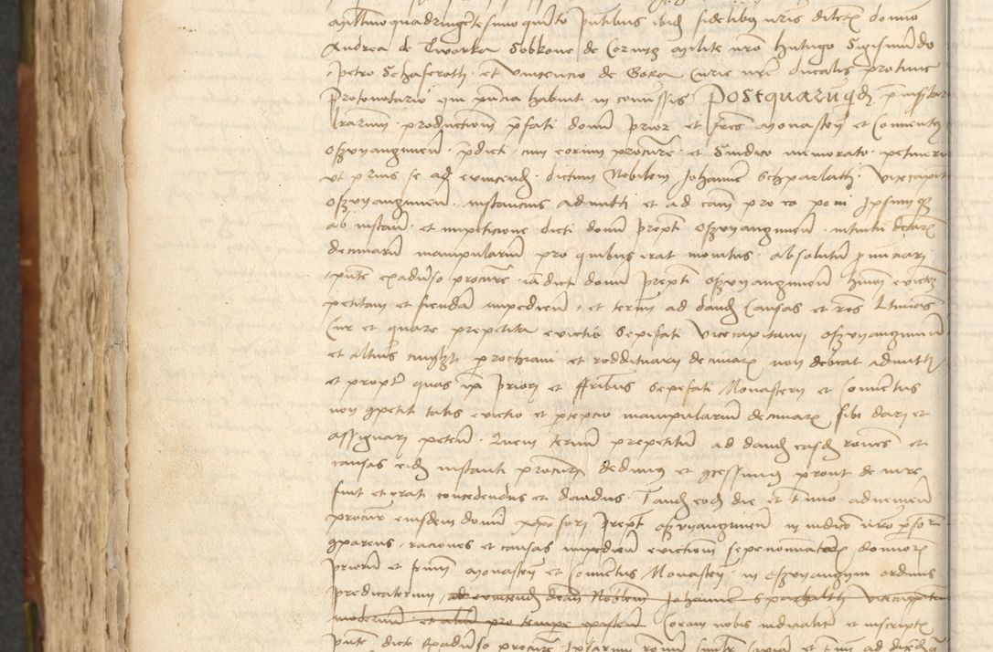 Zdjęcie nr 452 dla obiektu archiwalnego: Acta actoru[m coram venerabili viro] domino Joh[anne de Lathoschin, sacre] theologie [et decretorum] doctore [canonico et officiali Cracoviensi] generali [anno Domini millesimo] quadringen[tesimo nonagesimo tercio] indicione [XI, pontificatus sanctis]simi in Christo [patris domini nostri domini] Allexandri [divina providencia pape] sexti, anni [ipsius primo]
