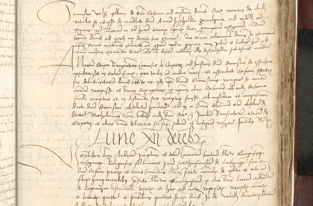 Zdjęcie nr 447 dla obiektu archiwalnego: Acta actoru[m coram venerabili viro] domino Joh[anne de Lathoschin, sacre] theologie [et decretorum] doctore [canonico et officiali Cracoviensi] generali [anno Domini millesimo] quadringen[tesimo nonagesimo tercio] indicione [XI, pontificatus sanctis]simi in Christo [patris domini nostri domini] Allexandri [divina providencia pape] sexti, anni [ipsius primo]