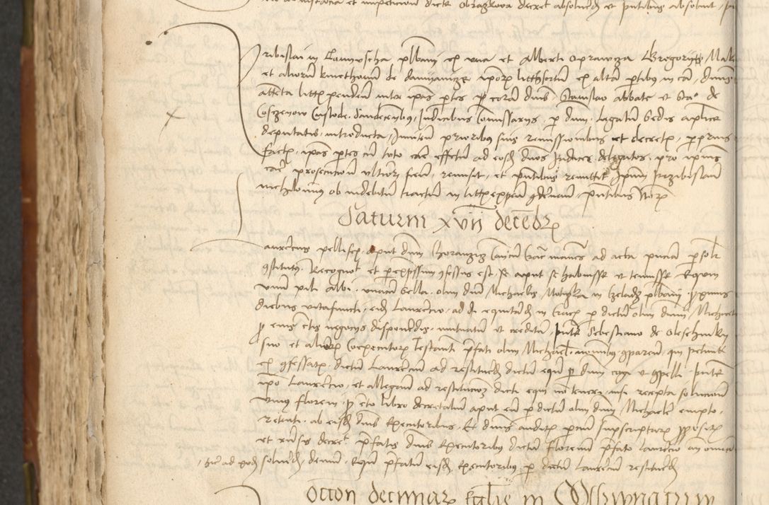 Zdjęcie nr 448 dla obiektu archiwalnego: Acta actoru[m coram venerabili viro] domino Joh[anne de Lathoschin, sacre] theologie [et decretorum] doctore [canonico et officiali Cracoviensi] generali [anno Domini millesimo] quadringen[tesimo nonagesimo tercio] indicione [XI, pontificatus sanctis]simi in Christo [patris domini nostri domini] Allexandri [divina providencia pape] sexti, anni [ipsius primo]