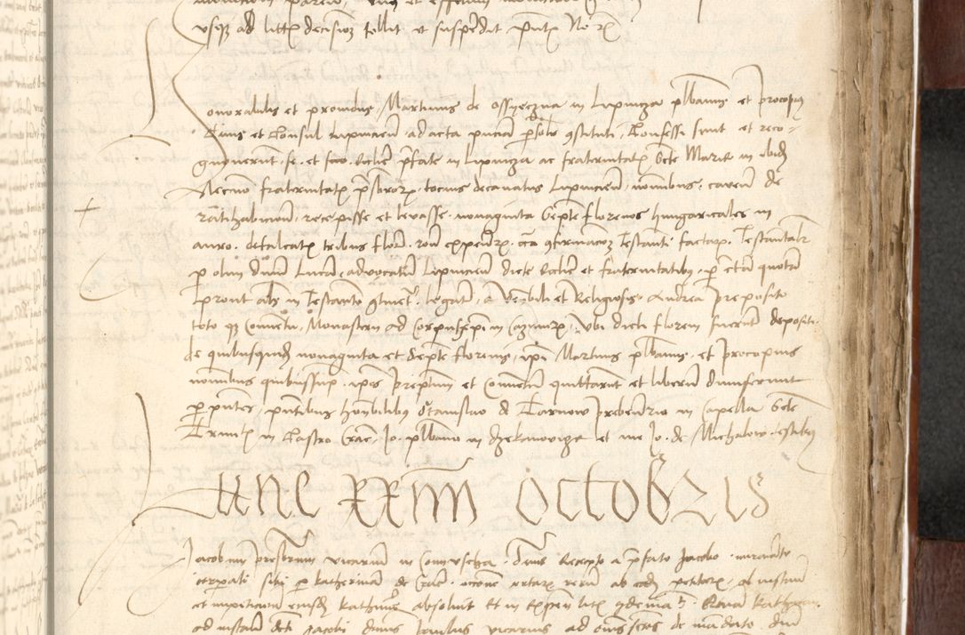 Zdjęcie nr 439 dla obiektu archiwalnego: Acta actoru[m coram venerabili viro] domino Joh[anne de Lathoschin, sacre] theologie [et decretorum] doctore [canonico et officiali Cracoviensi] generali [anno Domini millesimo] quadringen[tesimo nonagesimo tercio] indicione [XI, pontificatus sanctis]simi in Christo [patris domini nostri domini] Allexandri [divina providencia pape] sexti, anni [ipsius primo]