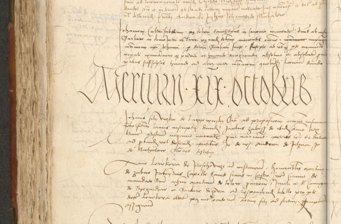 Zdjęcie nr 436 dla obiektu archiwalnego: Acta actoru[m coram venerabili viro] domino Joh[anne de Lathoschin, sacre] theologie [et decretorum] doctore [canonico et officiali Cracoviensi] generali [anno Domini millesimo] quadringen[tesimo nonagesimo tercio] indicione [XI, pontificatus sanctis]simi in Christo [patris domini nostri domini] Allexandri [divina providencia pape] sexti, anni [ipsius primo]