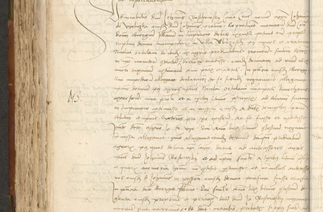 Zdjęcie nr 410 dla obiektu archiwalnego: Acta actoru[m coram venerabili viro] domino Joh[anne de Lathoschin, sacre] theologie [et decretorum] doctore [canonico et officiali Cracoviensi] generali [anno Domini millesimo] quadringen[tesimo nonagesimo tercio] indicione [XI, pontificatus sanctis]simi in Christo [patris domini nostri domini] Allexandri [divina providencia pape] sexti, anni [ipsius primo]