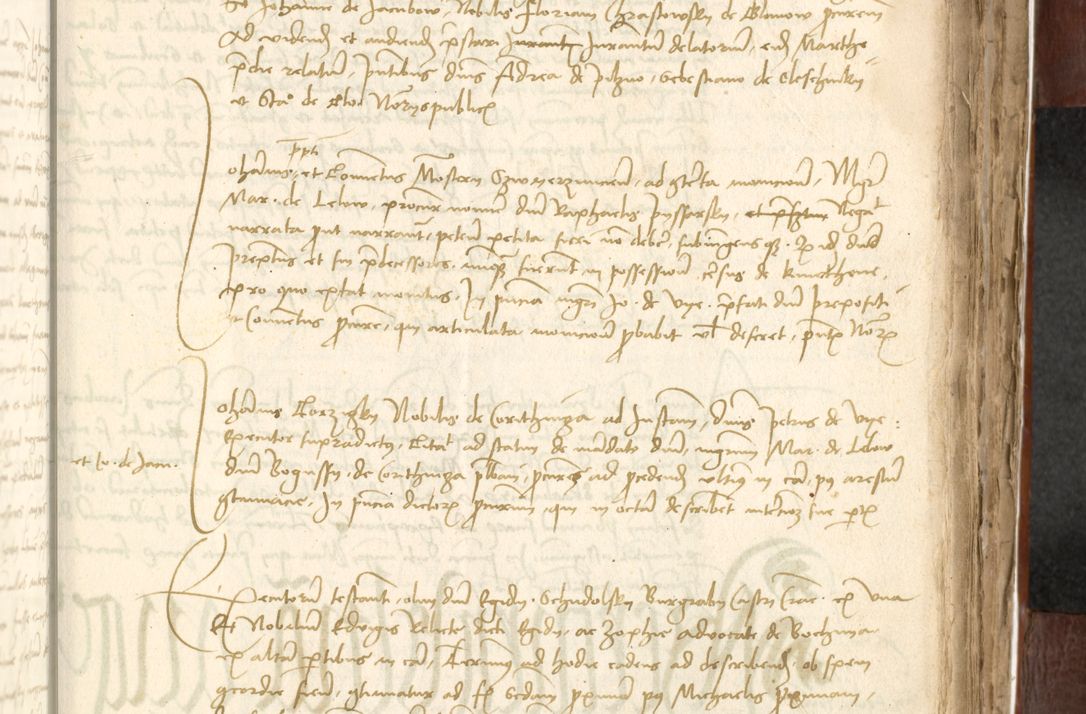 Zdjęcie nr 411 dla obiektu archiwalnego: Acta actoru[m coram venerabili viro] domino Joh[anne de Lathoschin, sacre] theologie [et decretorum] doctore [canonico et officiali Cracoviensi] generali [anno Domini millesimo] quadringen[tesimo nonagesimo tercio] indicione [XI, pontificatus sanctis]simi in Christo [patris domini nostri domini] Allexandri [divina providencia pape] sexti, anni [ipsius primo]