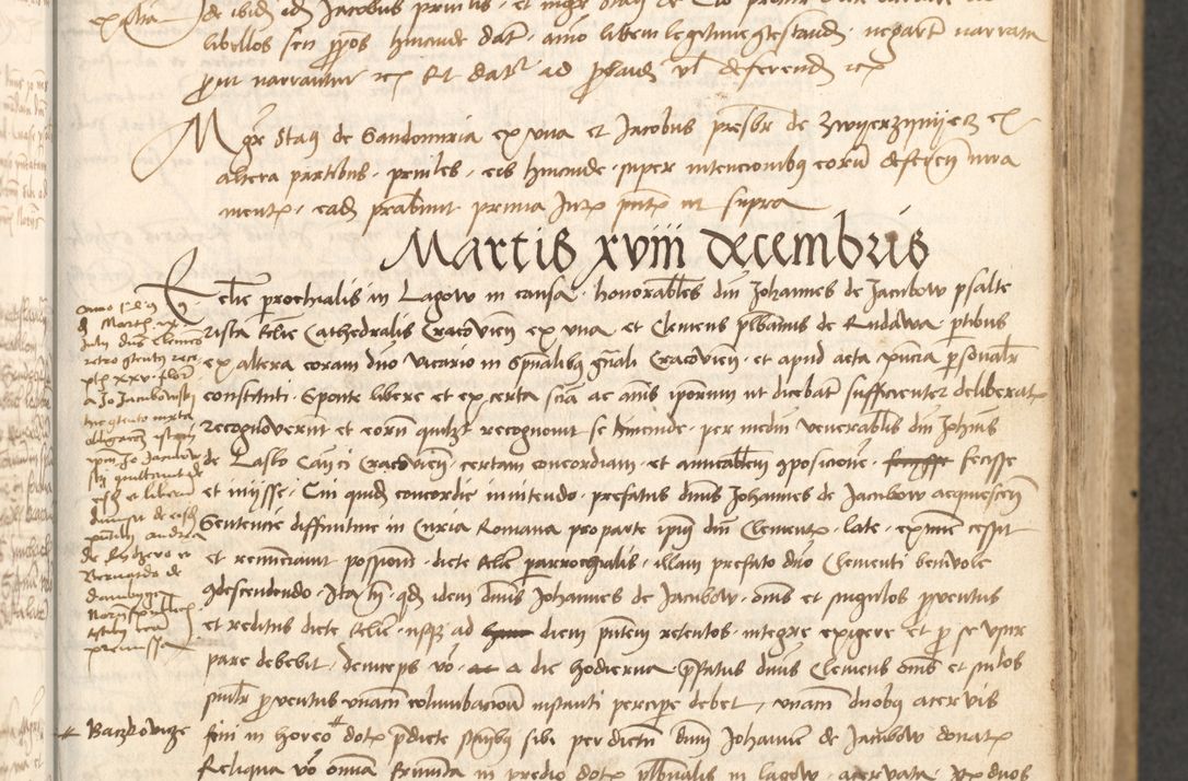 Zdjęcie nr 196 dla obiektu archiwalnego: Acta causarum coram venerendo patre domino Johanne de Goslaw canonico, vicario in spiritualibus generali Cracoviensi ad annum millesimum quadringentesimum nonagesimum octavum, indicione prima, pontificatus sanctissimi domini nostri domini Allexandri pape sexti, anno ipsius sexto