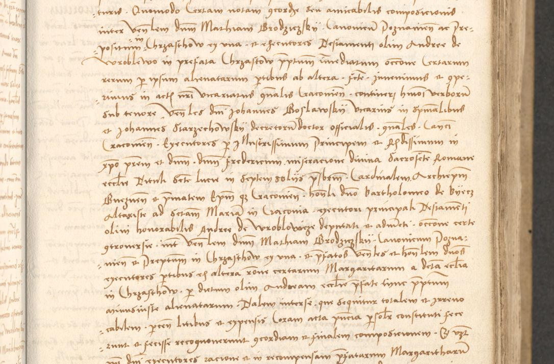 Zdjęcie nr 186 dla obiektu archiwalnego: Acta causarum coram venerendo patre domino Johanne de Goslaw canonico, vicario in spiritualibus generali Cracoviensi ad annum millesimum quadringentesimum nonagesimum octavum, indicione prima, pontificatus sanctissimi domini nostri domini Allexandri pape sexti, anno ipsius sexto