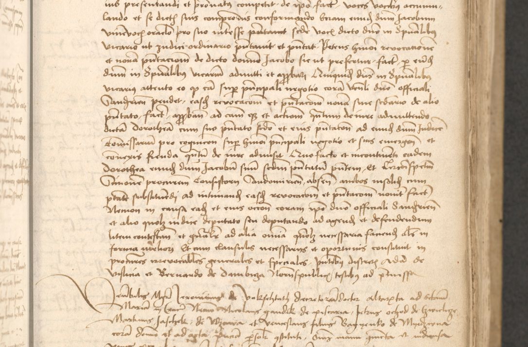 Zdjęcie nr 158 dla obiektu archiwalnego: Acta causarum coram venerendo patre domino Johanne de Goslaw canonico, vicario in spiritualibus generali Cracoviensi ad annum millesimum quadringentesimum nonagesimum octavum, indicione prima, pontificatus sanctissimi domini nostri domini Allexandri pape sexti, anno ipsius sexto