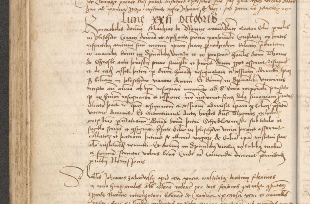 Zdjęcie nr 149 dla obiektu archiwalnego: Acta causarum coram venerendo patre domino Johanne de Goslaw canonico, vicario in spiritualibus generali Cracoviensi ad annum millesimum quadringentesimum nonagesimum octavum, indicione prima, pontificatus sanctissimi domini nostri domini Allexandri pape sexti, anno ipsius sexto