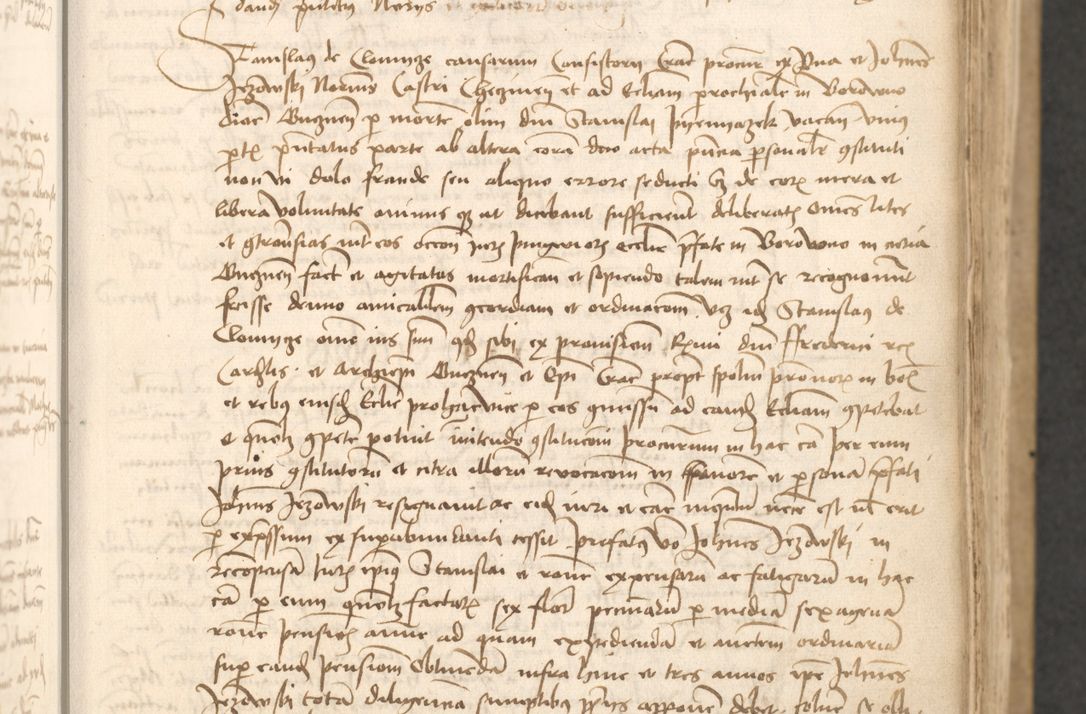 Zdjęcie nr 154 dla obiektu archiwalnego: Acta causarum coram venerendo patre domino Johanne de Goslaw canonico, vicario in spiritualibus generali Cracoviensi ad annum millesimum quadringentesimum nonagesimum octavum, indicione prima, pontificatus sanctissimi domini nostri domini Allexandri pape sexti, anno ipsius sexto