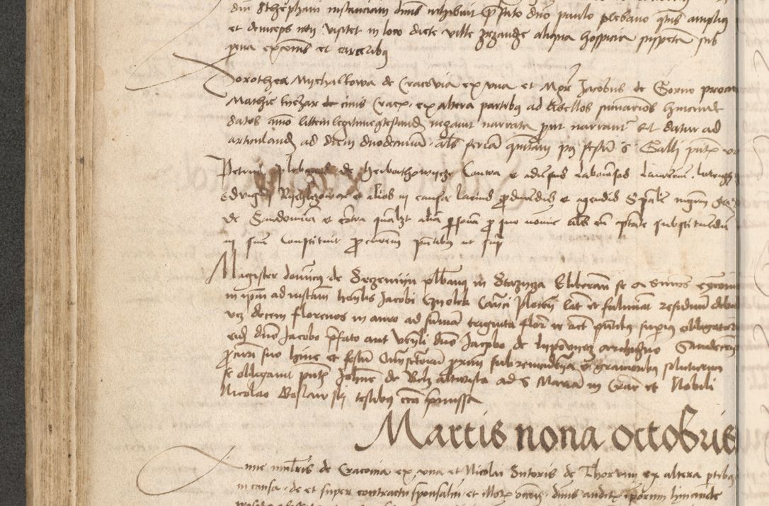 Zdjęcie nr 143 dla obiektu archiwalnego: Acta causarum coram venerendo patre domino Johanne de Goslaw canonico, vicario in spiritualibus generali Cracoviensi ad annum millesimum quadringentesimum nonagesimum octavum, indicione prima, pontificatus sanctissimi domini nostri domini Allexandri pape sexti, anno ipsius sexto