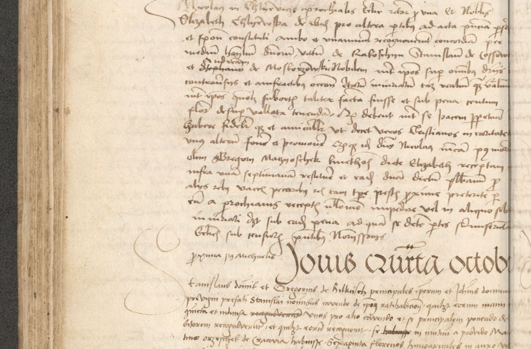 Zdjęcie nr 141 dla obiektu archiwalnego: Acta causarum coram venerendo patre domino Johanne de Goslaw canonico, vicario in spiritualibus generali Cracoviensi ad annum millesimum quadringentesimum nonagesimum octavum, indicione prima, pontificatus sanctissimi domini nostri domini Allexandri pape sexti, anno ipsius sexto