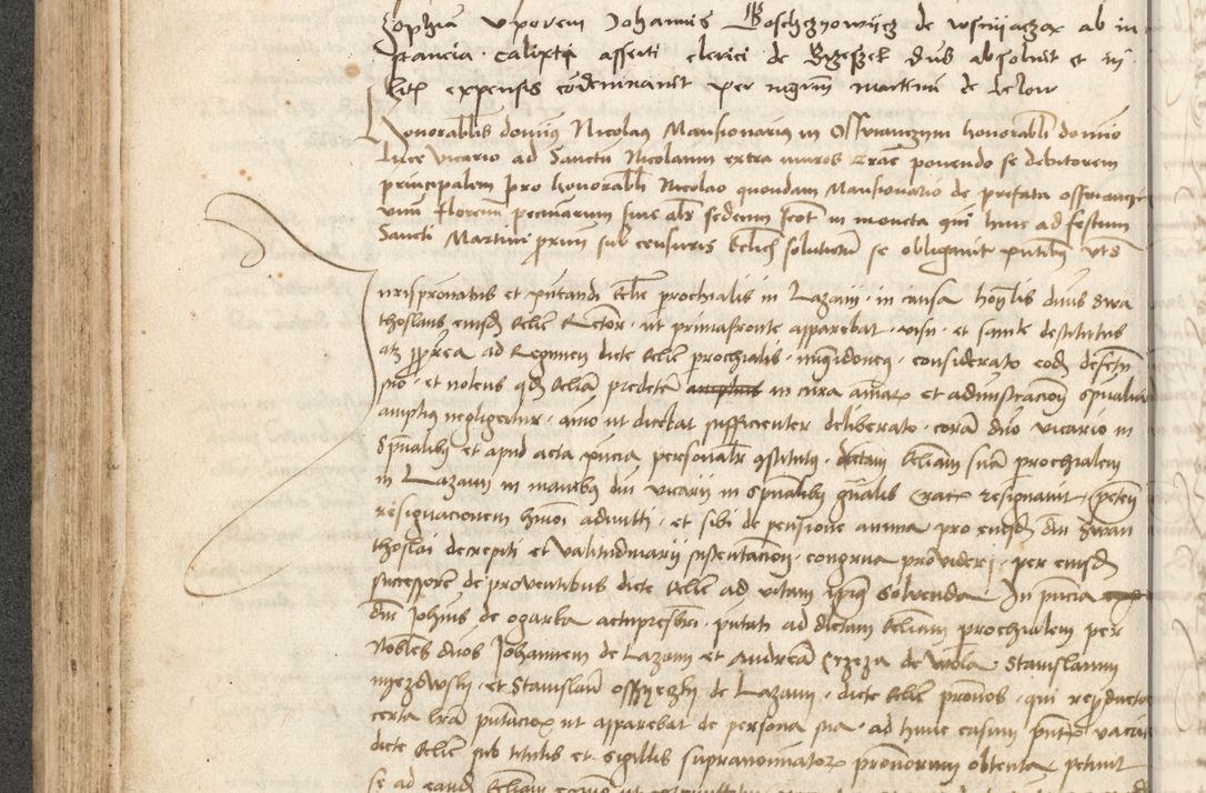 Zdjęcie nr 103 dla obiektu archiwalnego: Acta causarum coram venerendo patre domino Johanne de Goslaw canonico, vicario in spiritualibus generali Cracoviensi ad annum millesimum quadringentesimum nonagesimum octavum, indicione prima, pontificatus sanctissimi domini nostri domini Allexandri pape sexti, anno ipsius sexto