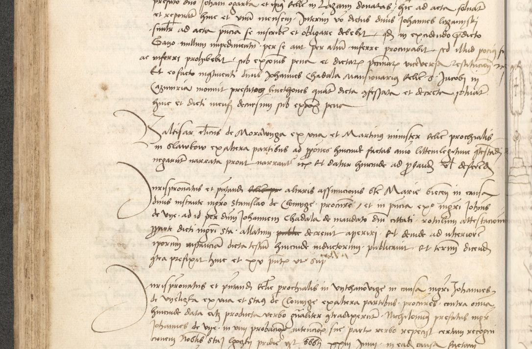 Zdjęcie nr 97 dla obiektu archiwalnego: Acta causarum coram venerendo patre domino Johanne de Goslaw canonico, vicario in spiritualibus generali Cracoviensi ad annum millesimum quadringentesimum nonagesimum octavum, indicione prima, pontificatus sanctissimi domini nostri domini Allexandri pape sexti, anno ipsius sexto