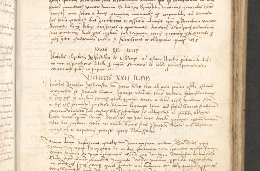 Zdjęcie nr 94 dla obiektu archiwalnego: Acta causarum coram venerendo patre domino Johanne de Goslaw canonico, vicario in spiritualibus generali Cracoviensi ad annum millesimum quadringentesimum nonagesimum octavum, indicione prima, pontificatus sanctissimi domini nostri domini Allexandri pape sexti, anno ipsius sexto