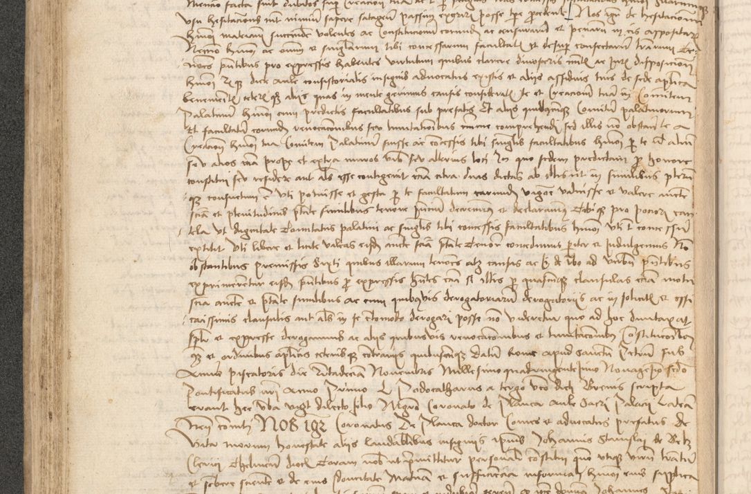 Zdjęcie nr 87 dla obiektu archiwalnego: Acta causarum coram venerendo patre domino Johanne de Goslaw canonico, vicario in spiritualibus generali Cracoviensi ad annum millesimum quadringentesimum nonagesimum octavum, indicione prima, pontificatus sanctissimi domini nostri domini Allexandri pape sexti, anno ipsius sexto