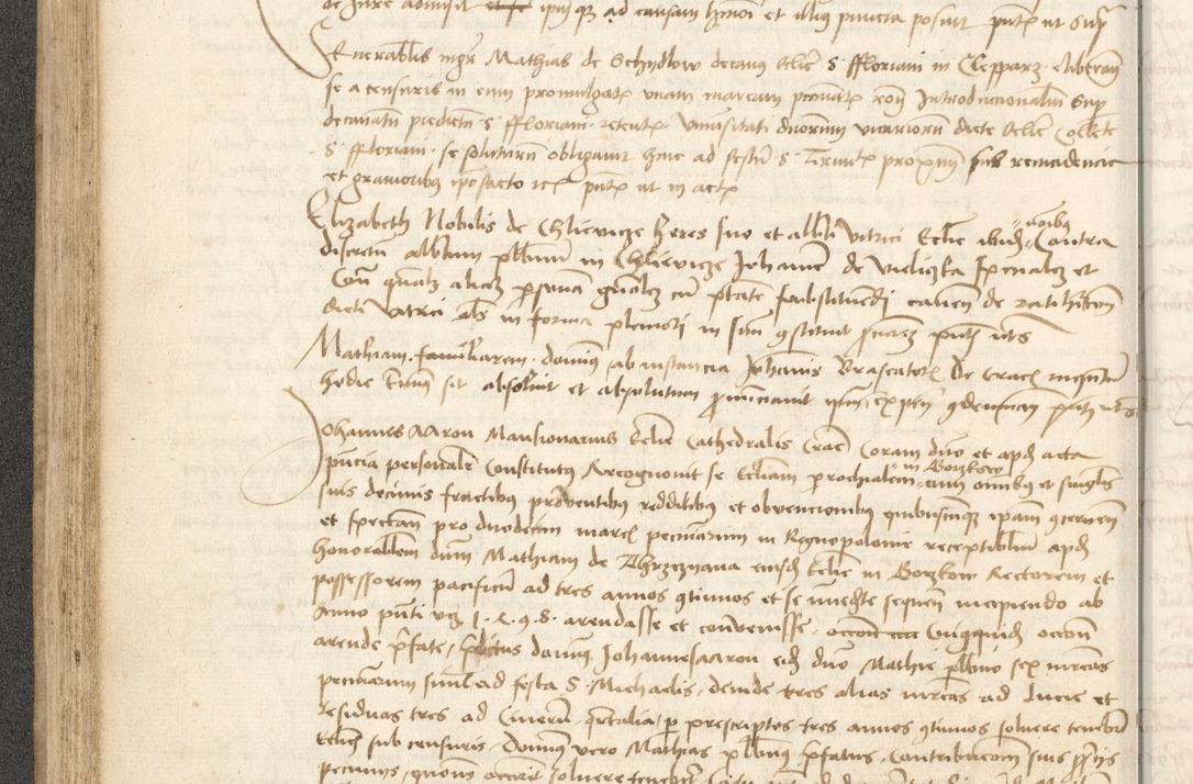 Zdjęcie nr 77 dla obiektu archiwalnego: Acta causarum coram venerendo patre domino Johanne de Goslaw canonico, vicario in spiritualibus generali Cracoviensi ad annum millesimum quadringentesimum nonagesimum octavum, indicione prima, pontificatus sanctissimi domini nostri domini Allexandri pape sexti, anno ipsius sexto