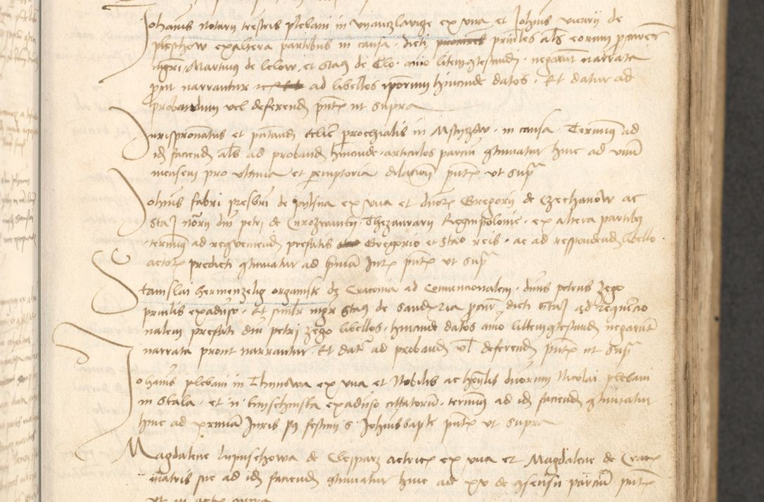 Zdjęcie nr 64 dla obiektu archiwalnego: Acta causarum coram venerendo patre domino Johanne de Goslaw canonico, vicario in spiritualibus generali Cracoviensi ad annum millesimum quadringentesimum nonagesimum octavum, indicione prima, pontificatus sanctissimi domini nostri domini Allexandri pape sexti, anno ipsius sexto