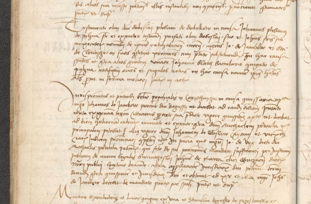 Zdjęcie nr 27 dla obiektu archiwalnego: Acta causarum coram venerendo patre domino Johanne de Goslaw canonico, vicario in spiritualibus generali Cracoviensi ad annum millesimum quadringentesimum nonagesimum octavum, indicione prima, pontificatus sanctissimi domini nostri domini Allexandri pape sexti, anno ipsius sexto