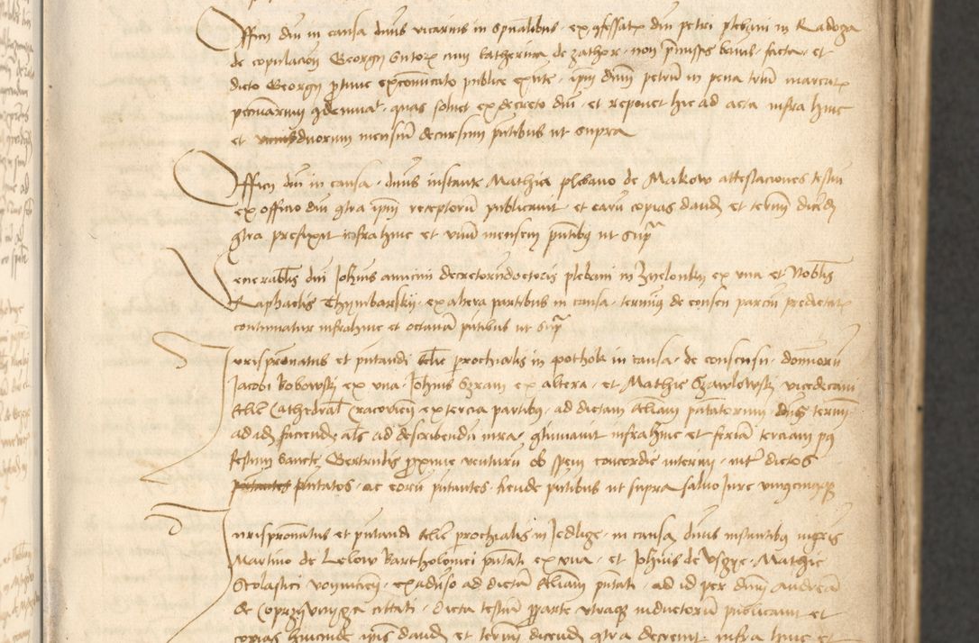 Zdjęcie nr 10 dla obiektu archiwalnego: Acta causarum coram venerendo patre domino Johanne de Goslaw canonico, vicario in spiritualibus generali Cracoviensi ad annum millesimum quadringentesimum nonagesimum octavum, indicione prima, pontificatus sanctissimi domini nostri domini Allexandri pape sexti, anno ipsius sexto