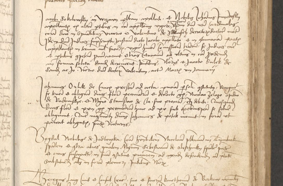 Zdjęcie nr 206 dla obiektu archiwalnego: Acta causarum coram venerendo patre domino Johanne de Goslaw canonico, vicario in spiritualibus generali Cracoviensi ad annum millesimum quadringentesimum nonagesimum octavum, indicione prima, pontificatus sanctissimi domini nostri domini Allexandri pape sexti, anno ipsius sexto