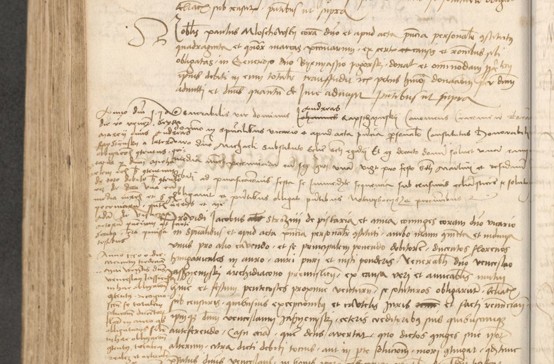 Zdjęcie nr 397 dla obiektu archiwalnego: Acta causarum coram venerendo patre domino Johanne de Goslaw canonico, vicario in spiritualibus generali Cracoviensi ad annum millesimum quadringentesimum nonagesimum octavum, indicione prima, pontificatus sanctissimi domini nostri domini Allexandri pape sexti, anno ipsius sexto