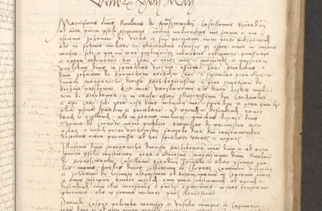 Zdjęcie nr 322 dla obiektu archiwalnego: Acta causarum coram venerendo patre domino Johanne de Goslaw canonico, vicario in spiritualibus generali Cracoviensi ad annum millesimum quadringentesimum nonagesimum octavum, indicione prima, pontificatus sanctissimi domini nostri domini Allexandri pape sexti, anno ipsius sexto