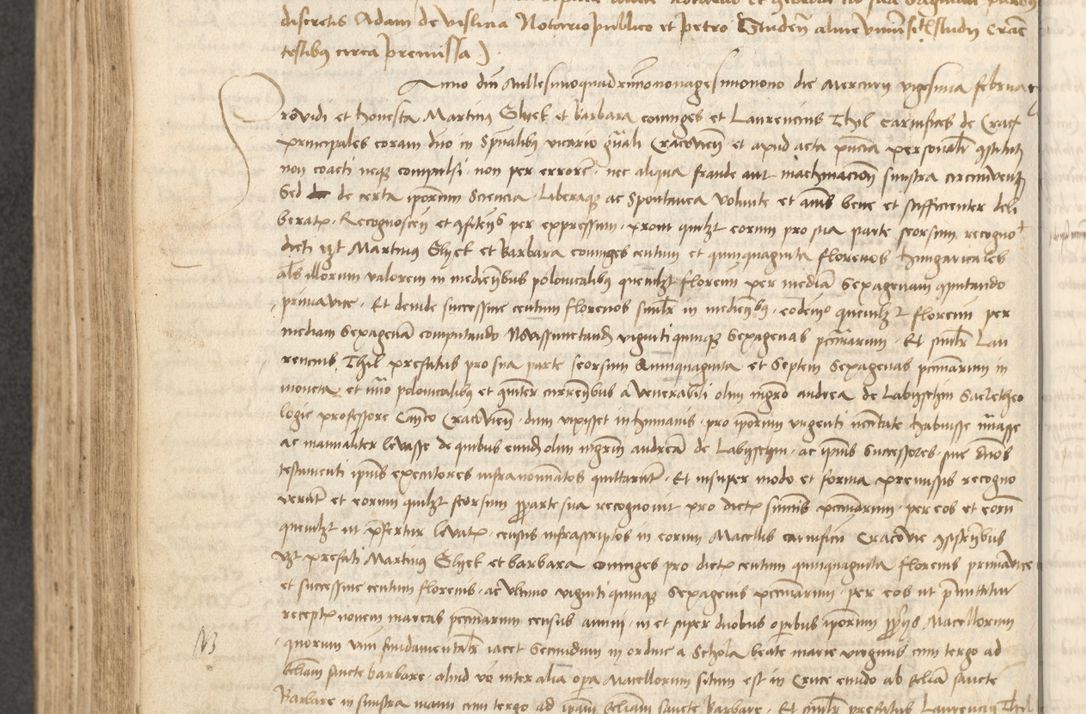 Zdjęcie nr 297 dla obiektu archiwalnego: Acta causarum coram venerendo patre domino Johanne de Goslaw canonico, vicario in spiritualibus generali Cracoviensi ad annum millesimum quadringentesimum nonagesimum octavum, indicione prima, pontificatus sanctissimi domini nostri domini Allexandri pape sexti, anno ipsius sexto