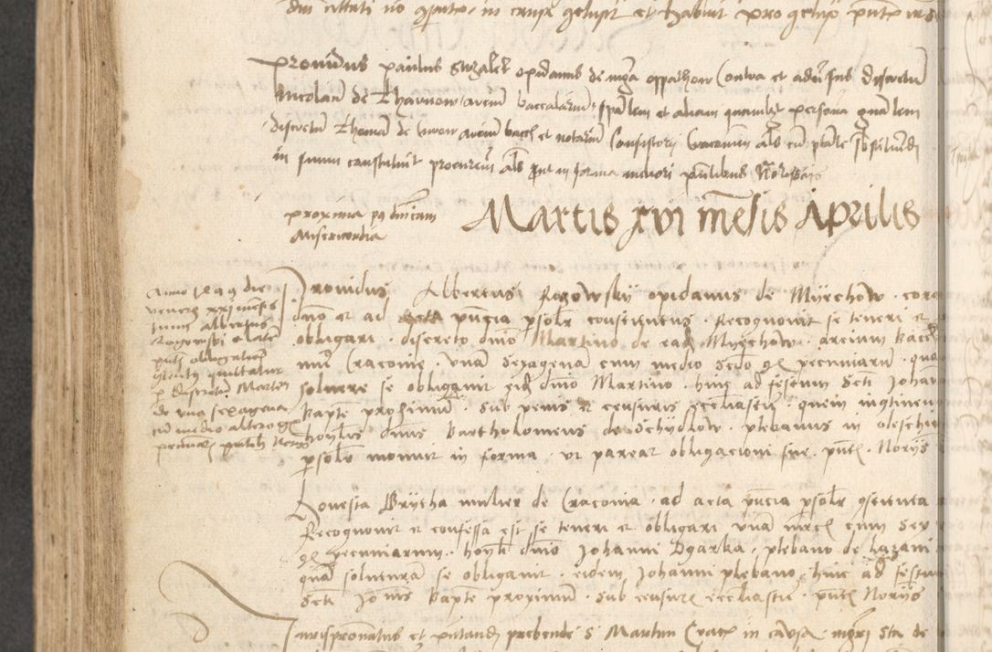 Zdjęcie nr 281 dla obiektu archiwalnego: Acta causarum coram venerendo patre domino Johanne de Goslaw canonico, vicario in spiritualibus generali Cracoviensi ad annum millesimum quadringentesimum nonagesimum octavum, indicione prima, pontificatus sanctissimi domini nostri domini Allexandri pape sexti, anno ipsius sexto